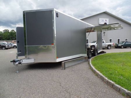 New EXAMPLE / NITRO 8.5X24 V Nose, with Escape Door, Aluminum Frame, Torflex Axles, 9,990 lb. GVWR, ID#007968
