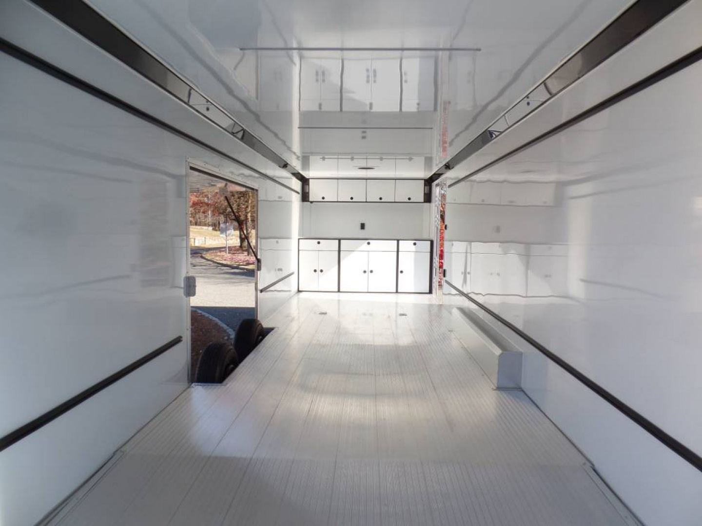 New EXAMPLE / ATC 8.5X28 Enclosed Aluminum Frame Trailer, with Big Escape Door and Options ID#232653