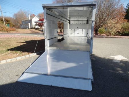 New EXAMPLE / ATC 8.5X28 Enclosed Aluminum Frame Trailer, with Big Escape Door and Options ID#232653