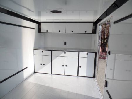 New EXAMPLE / ATC 8.5X28 Enclosed Aluminum Frame Trailer, with Big Escape Door and Options ID#232653