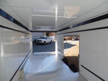 New EXAMPLE / ATC 8.5X28 Enclosed Aluminum Frame Trailer, with Big Escape Door and Options ID#232653