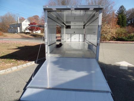 New EXAMPLE / ATC 8.5X28 Enclosed Aluminum Frame Trailer, with Big Escape Door and Options ID#232653