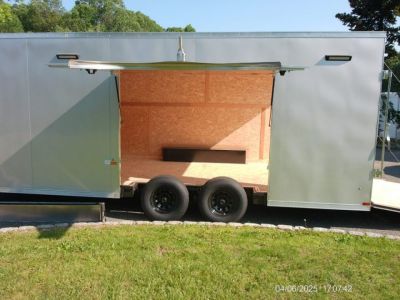 New EXAMPLE / 2026 US Cargo US-CARGO 8.5X20 Enclosed Car Trailer this is exciting! 2026 BEST PRICE WITH A BIG ESCAPE DOOR with REMOVABLE FENDER! ID#096190 Car / Racing Trailer