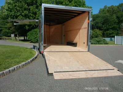New EXAMPLE / 2026 US Cargo US-CARGO 8.5X20 Enclosed Car Trailer this is exciting! 2026 BEST PRICE WITH A BIG ESCAPE DOOR with REMOVABLE FENDER! ID#096190 Car / Racing Trailer