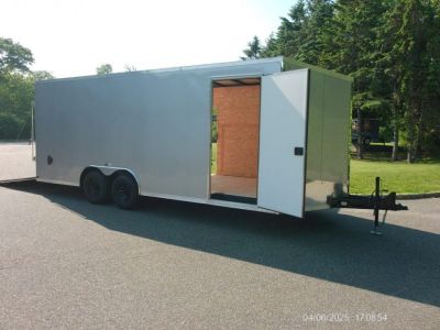 New EXAMPLE / 2026 US Cargo US-CARGO 8.5X20 Enclosed Car Trailer this is exciting! 2026 BEST PRICE WITH A BIG ESCAPE DOOR with REMOVABLE FENDER! ID#096190 Car / Racing Trailer