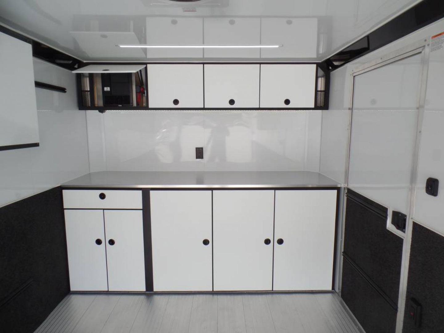 New 2025 ATC EXAMPLE / ATC Enclosed 8.5X24 Car Trailer, Aluminum Frame, Big Escape Door, Finished Interior,LifeTrac System! ID# 232432 Enclosed Car / Racing Trailer