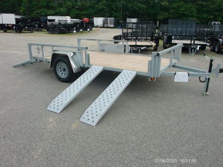 New QUALITY S&A Brand, 7x12 With Side Ramps and Rear Ramp, great for side loading an ATV or just for side access. ID#251260