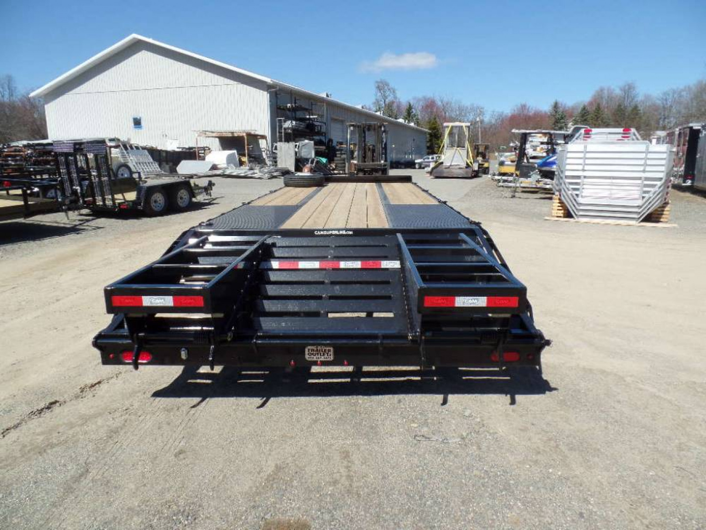 9×25 Equipment Flatbed Trailer photo 3