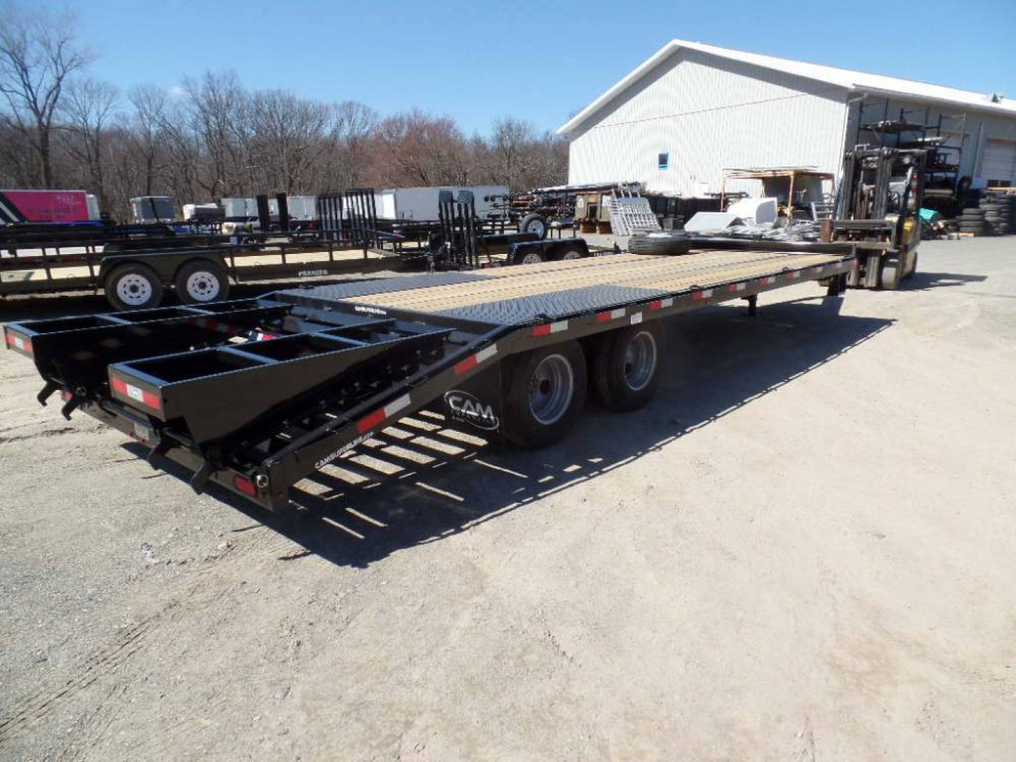 9×25 Equipment Flatbed Trailer photo 4