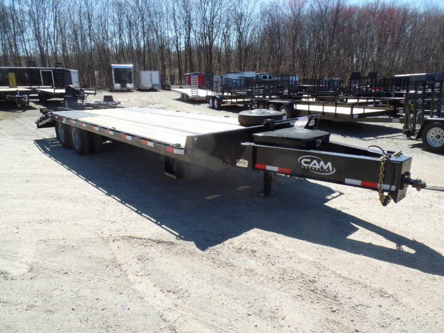 9×25 Equipment Flatbed Trailer photo 5