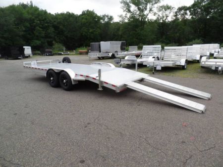 New EXAMPLE / Open Car Trailer 20 ft. long deck, 9,990 lb. GVWR, ALL ALUMINUM Frame and Deck