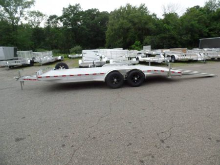 New EXAMPLE / Open Car Trailer 20 ft. long deck, 9,990 lb. GVWR, ALL ALUMINUM Frame and Deck