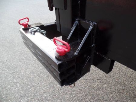 New EXAMPLE / Dump Trailer with 270 degree swing away mount ,Leaf Vacuum and Enclosure for Leaves