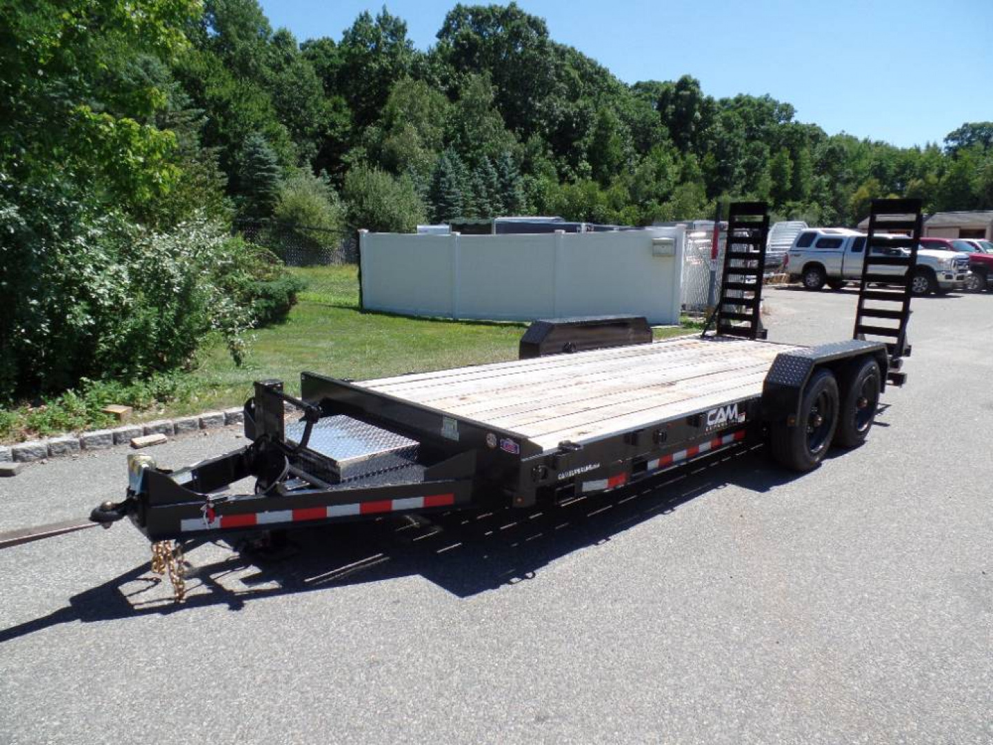 7×18 Equipment Flatbed Trailer