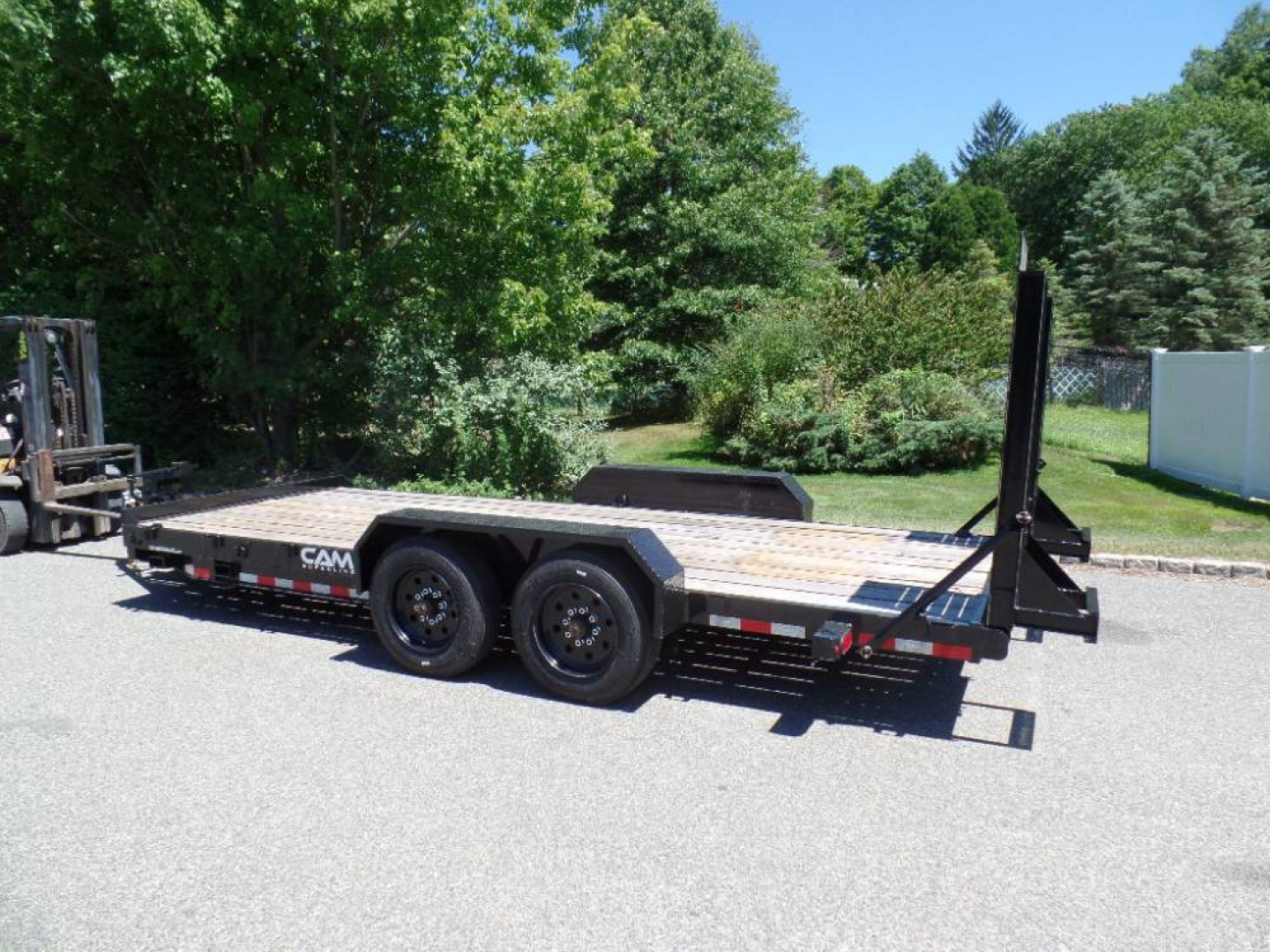 7×18 Equipment Flatbed Trailer photo 2