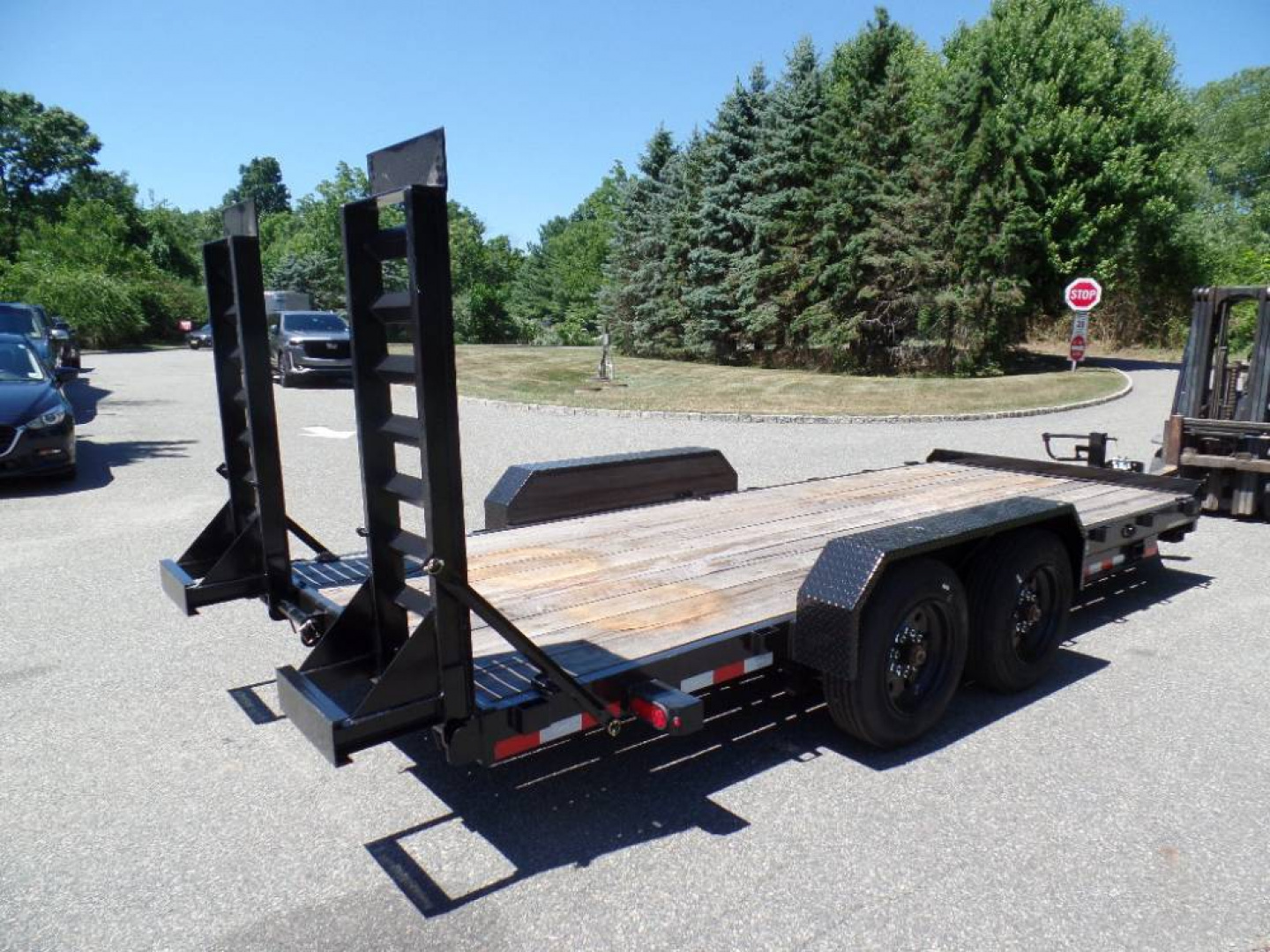 7×18 Equipment Flatbed Trailer photo 3