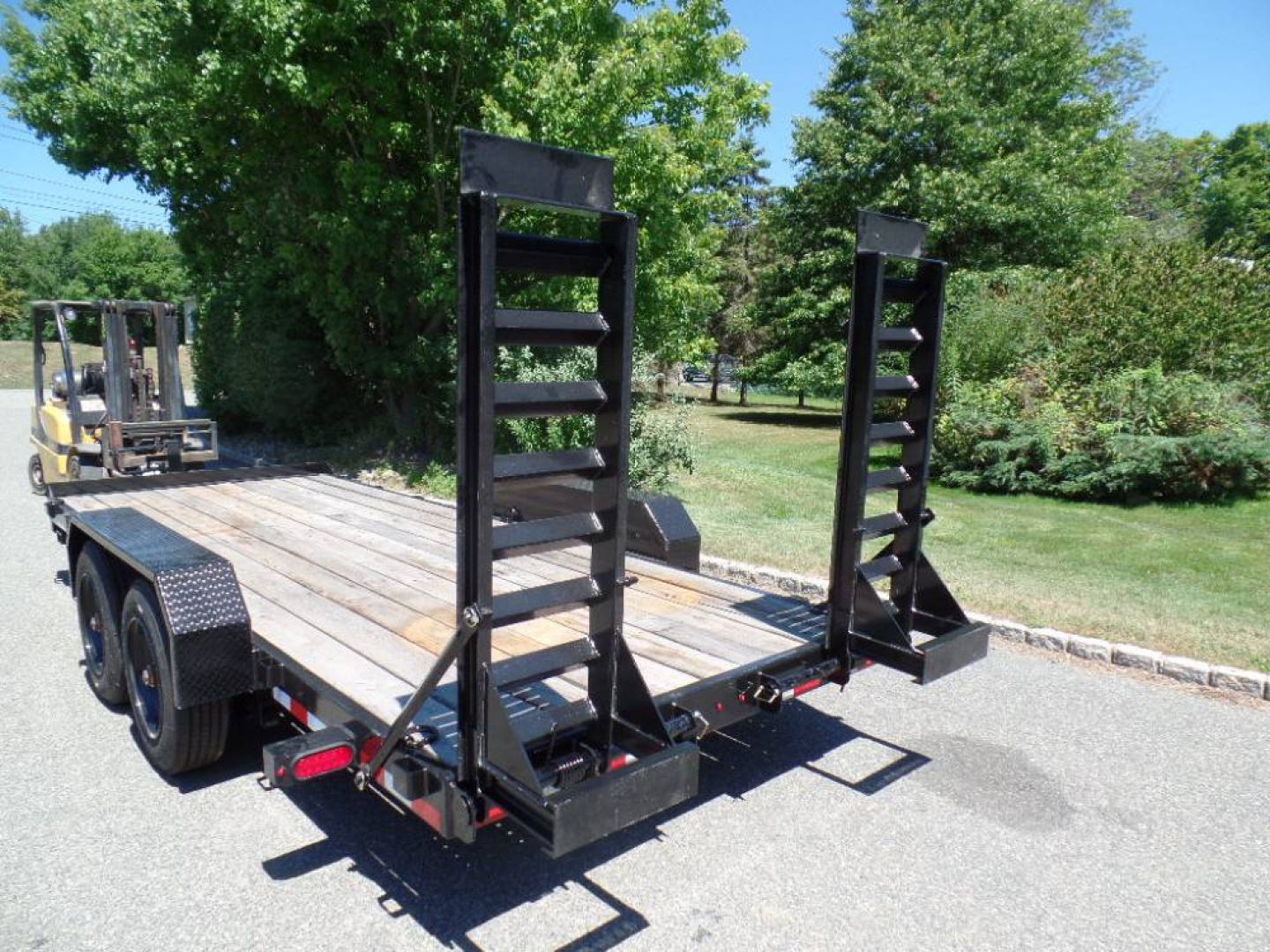7×18 Equipment Flatbed Trailer photo 6