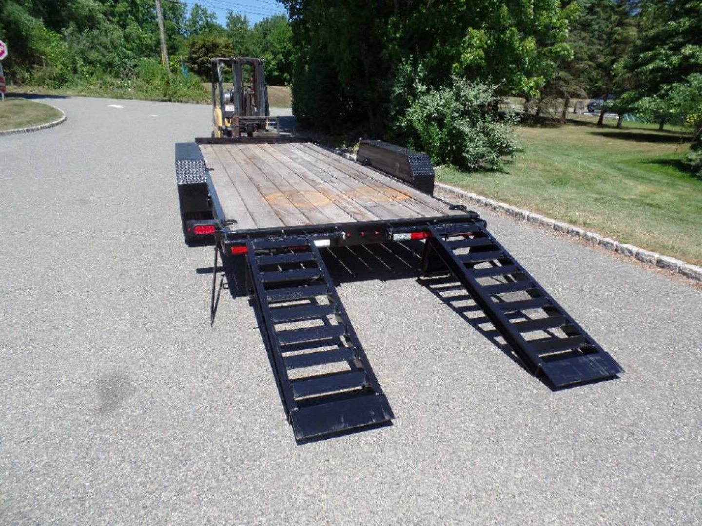 7×18 Equipment Flatbed Trailer photo 7