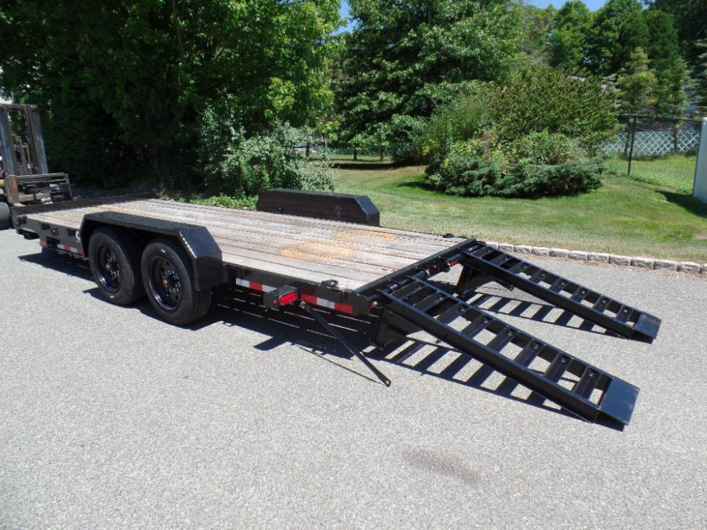 7×18 Equipment Flatbed Trailer photo 8