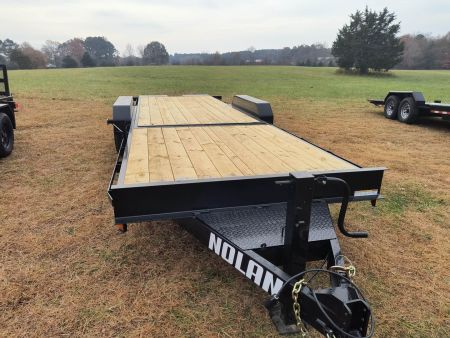 New 2026 Nolan Manufacturing 7x22 half tilt Equipment Trailer