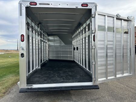 New 2026 Cimarron Trailers 7'x 24' Lonestar GN Stock / Stock Combo Trailer