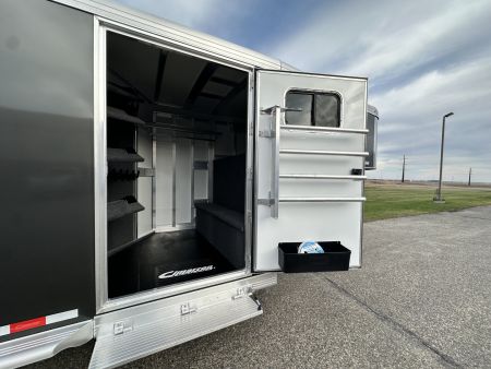 New 2026 Cimarron Trailers 7'x 24' Lonestar GN Stock / Stock Combo Trailer