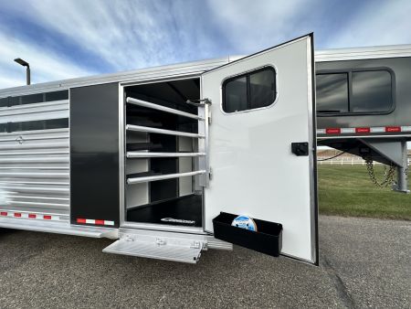 New 2026 Cimarron Trailers 7'x 24' Lonestar GN Stock / Stock Combo Trailer