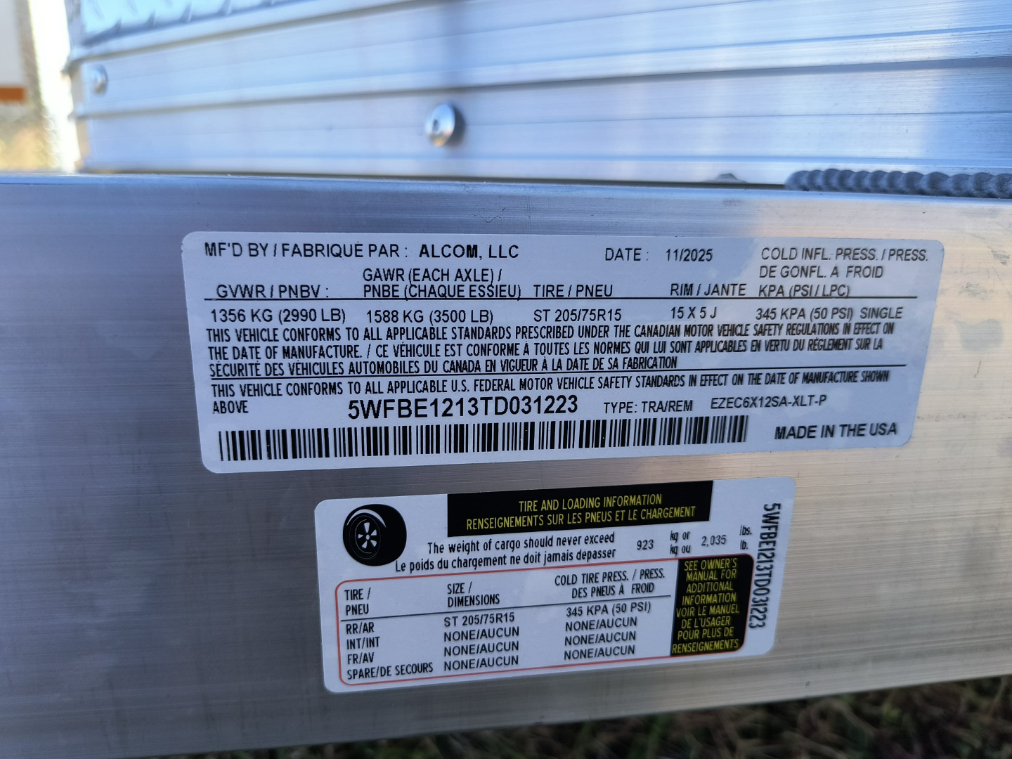 New 2026 E-Z Hauler 6x12 SA Enclosed Cargo / Enclosed Trailer