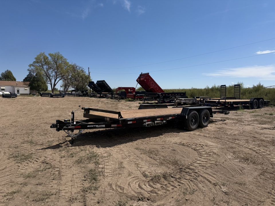 New 2026 Southland Trailers 7-HD22 Equipment Hauler W/ Aluminum Ramps 14k gvwr