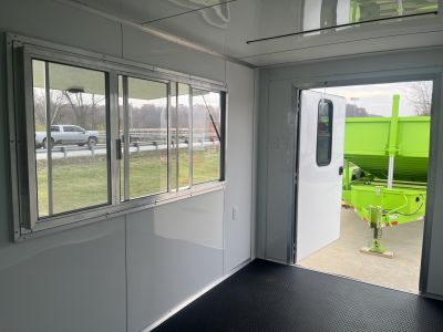 New 2026 Steel Pines Cargo 7x14 TA , 7' interior height, 3.5k axles, .080 polycore Concession