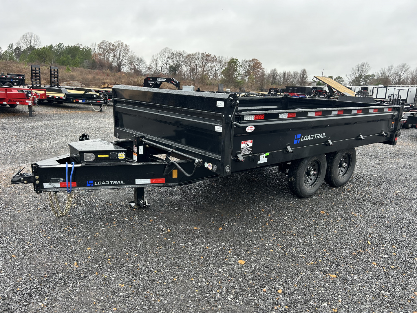 New 2026 Load Trail 96"X14' Fold Down Sides 14K Dump Trailer