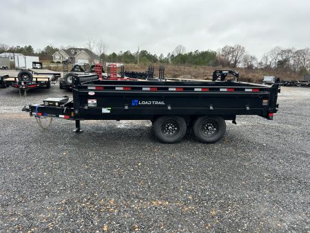New 2026 Load Trail 96"X14' Fold Down Sides 14K Dump Trailer