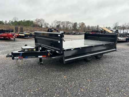 New 2026 Load Trail 96"X14' Fold Down Sides 14K Dump Trailer