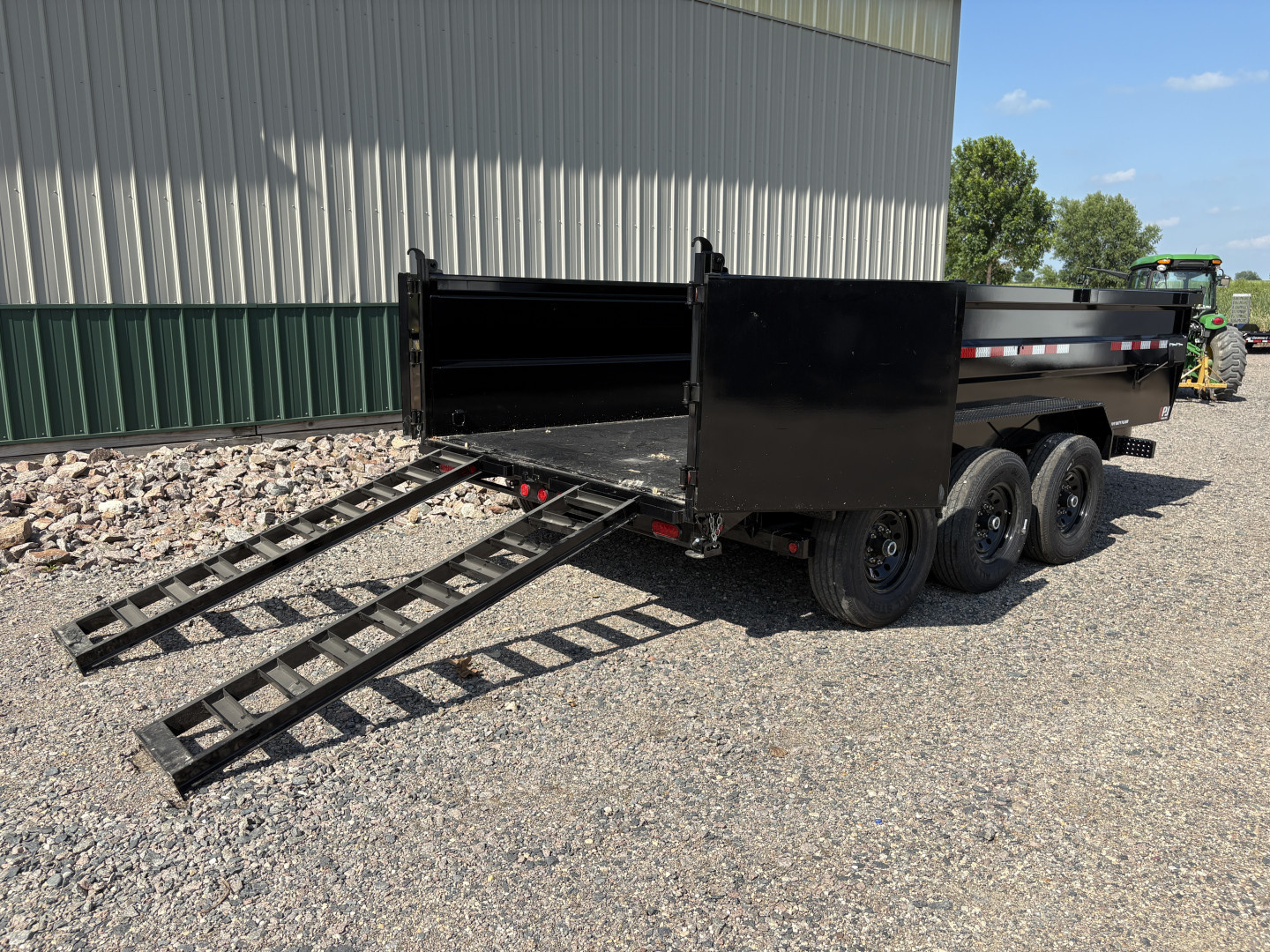 New 2026 16' x 83" PJ Triple Axle High Side Dump Trailer