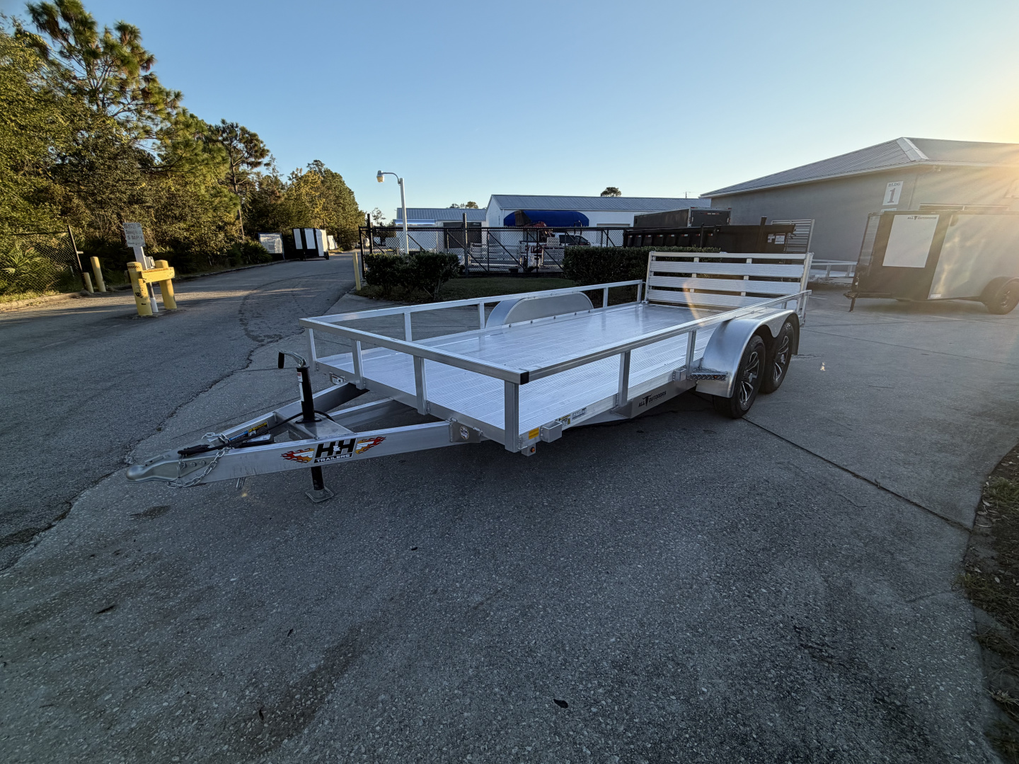 New 2026 H&H Trailers 7K 82X16 Aluminum Utility Trailer