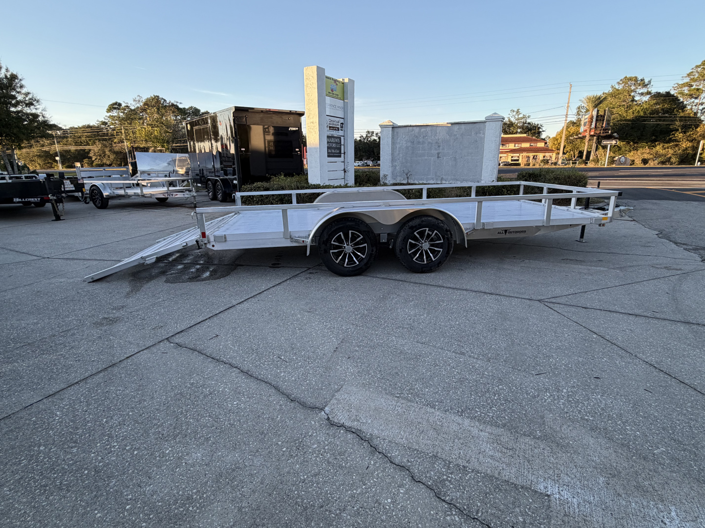 New 2026 H&H Trailers 7K 82X16 Aluminum Utility Trailer