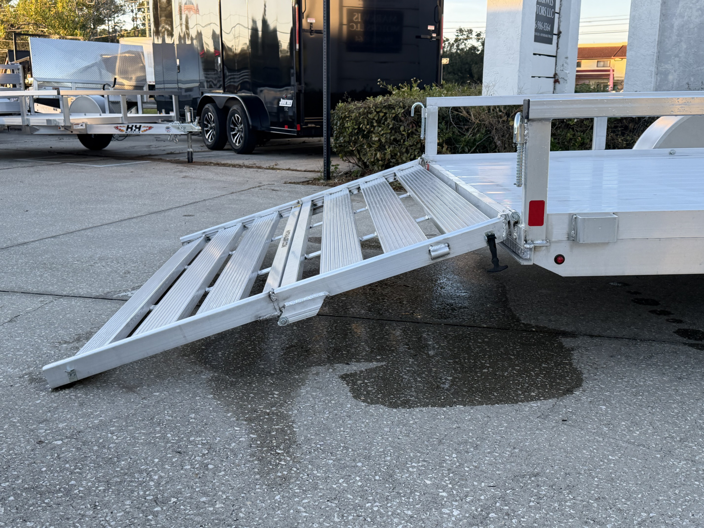 New 2026 H&H Trailers 7K 82X16 Aluminum Utility Trailer