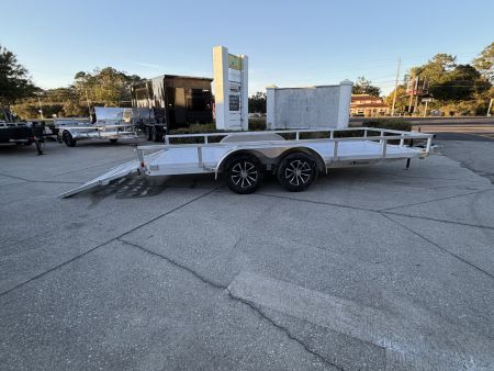 New 2026 H&H Trailers 7K 82X16 Aluminum Utility Trailer