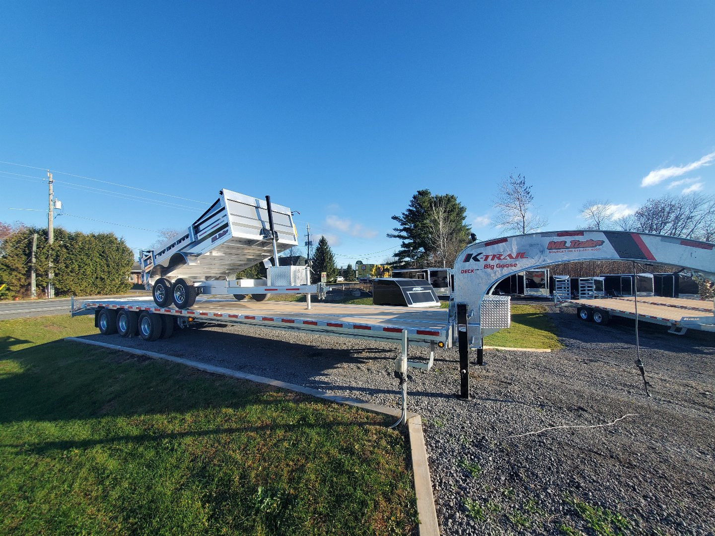 New 2026 K-Trail 35 + 5 37.5K Gooseneck Equipment Trailer