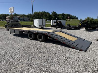 New 2027 Delco Trailers 32FT Delco FH-30K Low Pro Dual Tandem Hydraulic Dovetail Flatbed Trailer