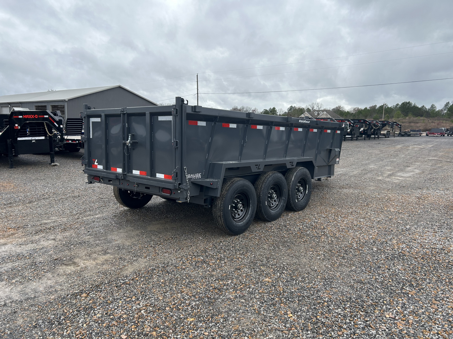 New 2026 Lamar Dump Trailer | 83" x 16' | 21K GVWR