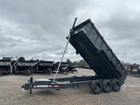 New 2026 Lamar Dump Trailer | 83" x 16' | 21K GVWR