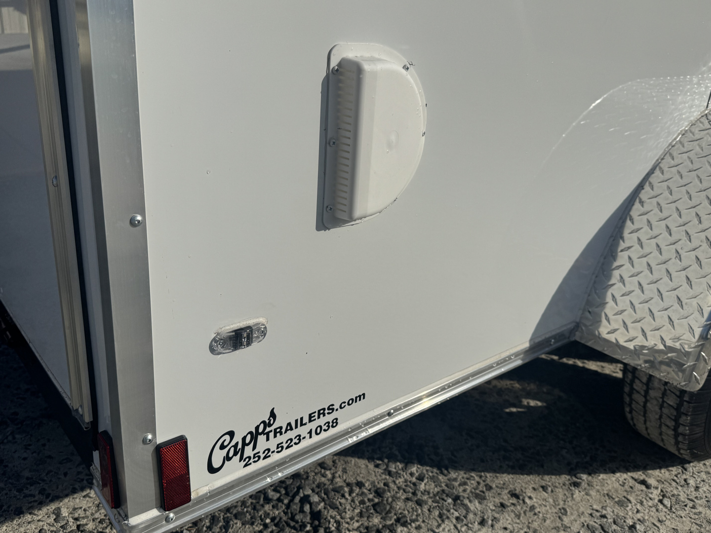 New 2026 Anvil AT7X14TA2W WHITE Cargo / Enclosed Trailer