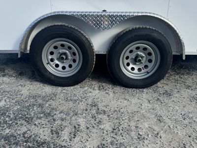 New 2026 Anvil AT7X14TA2W WHITE Cargo / Enclosed Trailer