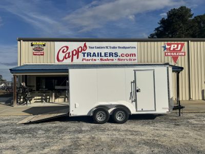 New 2026 Anvil AT7X14TA2W WHITE Cargo / Enclosed Trailer