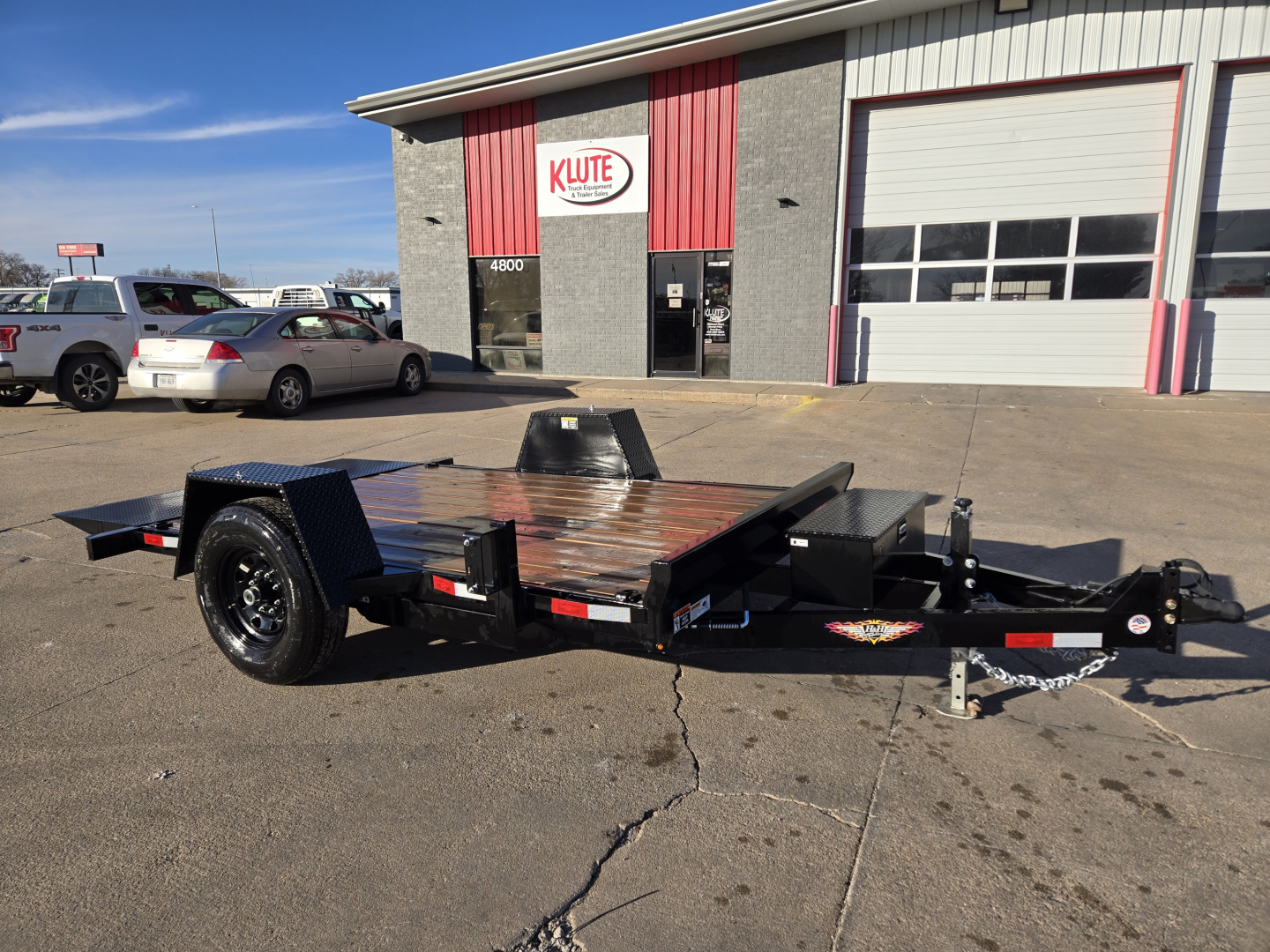New 2027 H&H Trailers 78x12 Single Axle Gravity Tilt 7.8K Equipment Trailer