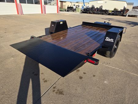 New 2027 H&H Trailers 78x12 Single Axle Gravity Tilt 7.8K Equipment Trailer