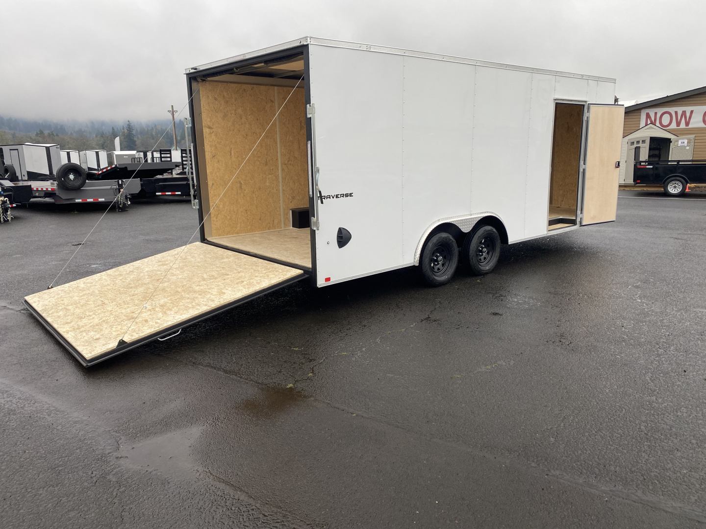 New 2026 Formula Traverse 8.5x20 Enclosed Trailer w/ Rear Ramp Door +6" Height 7K GVWR
