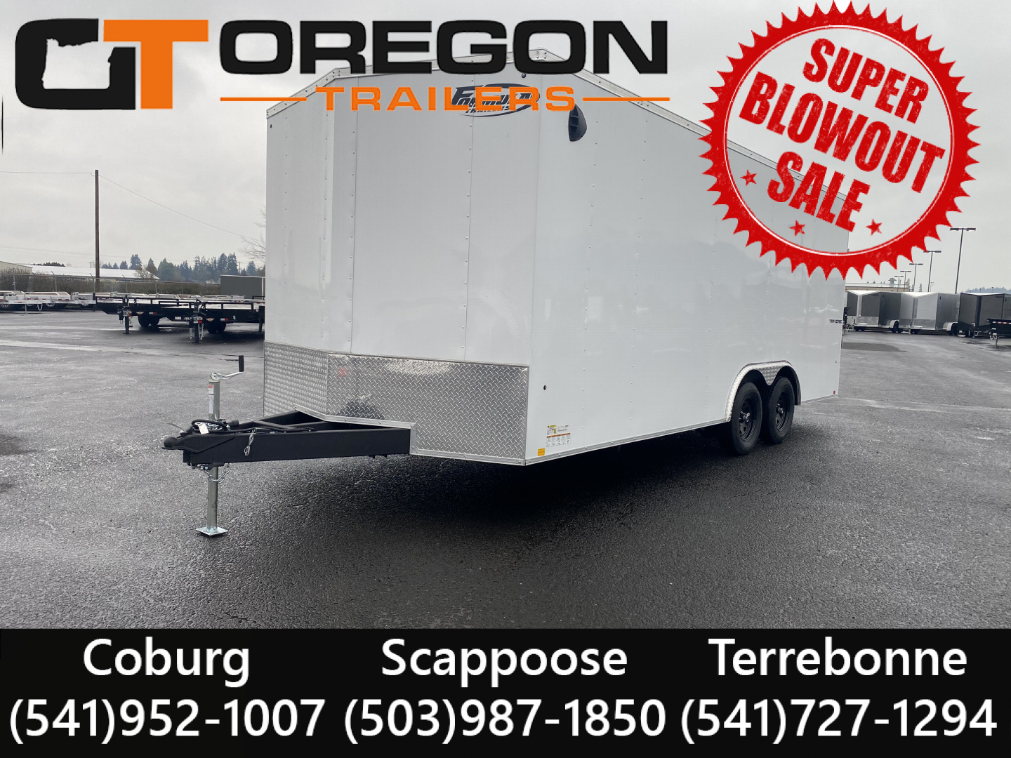 New 2026 Formula Traverse 8.5x20 Enclosed Trailer w/ Rear Ramp Door +6" Height 7K GVWR
