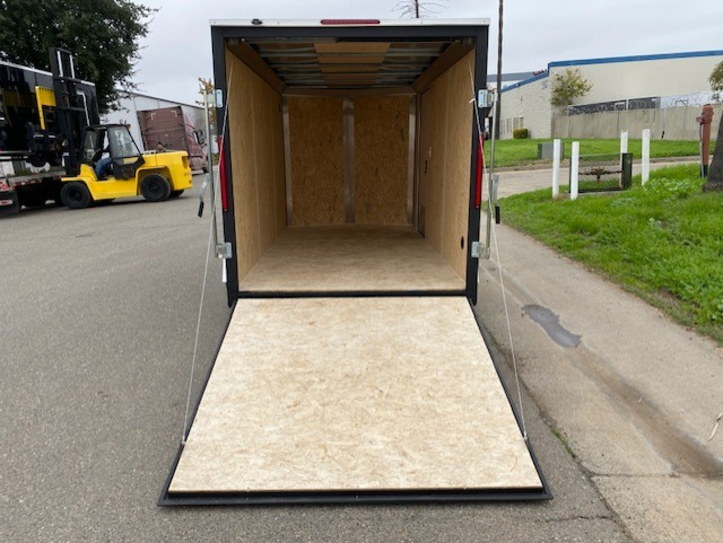 New 6x12 Single Axle 3K Enclosed Cargo Trailer